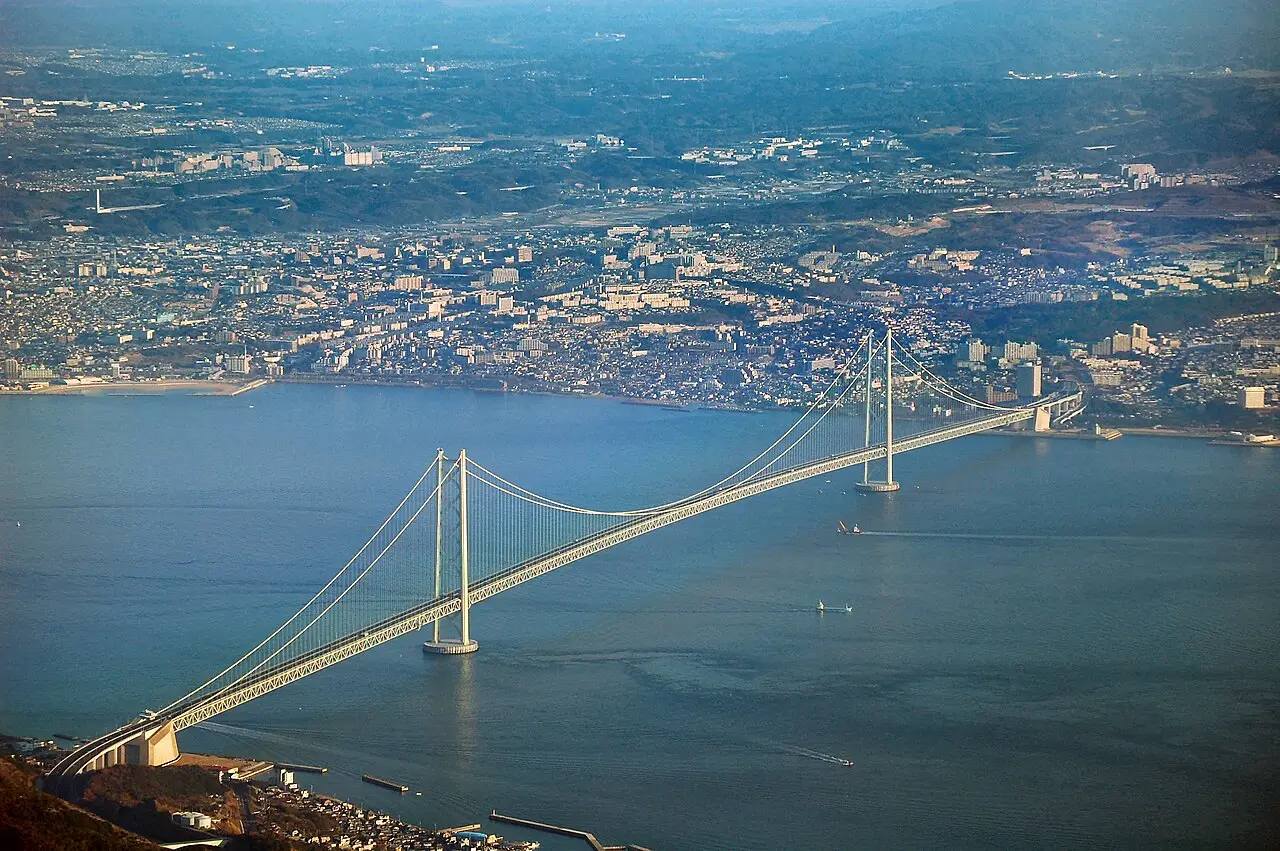 鳴門市：明石海峡大橋